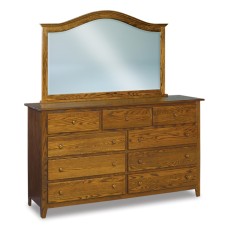 Shaker 72" 9 Drawer Mule Dresser