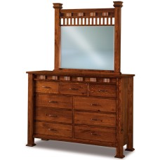 Sequoyah 60" 9 Drawer Dresser