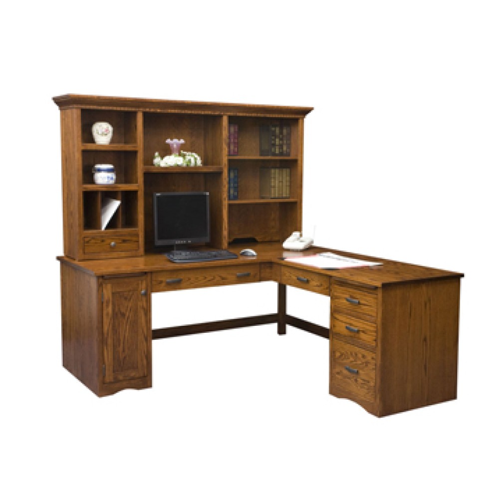 Mission Computer Desk with Return