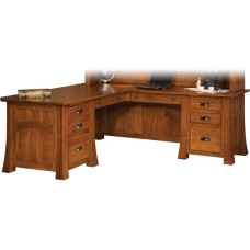 Bridgefort Mission 74" Corner Desk
