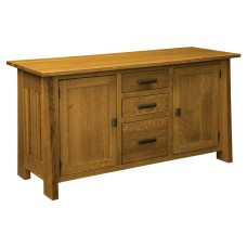 Freemont Mission 3 Drawer 2 Door Credenza