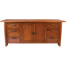 Freemont Mission 6 Drawer 2 Door Credenza