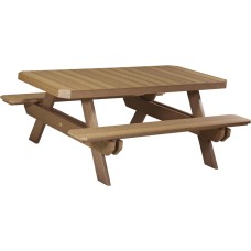 6' Poly Vinyl Rectangular Picnic Table