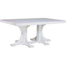 4' x 6' Poly Vinyl Rectangular Table