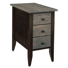 Manhattan 3 Drawer Chair Side Table