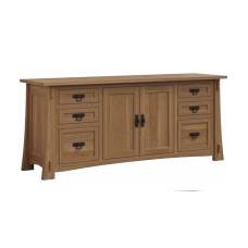Modesto 6 Drawer 2 Door Credenza