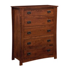 Montana Mission 5 Drawer Chest