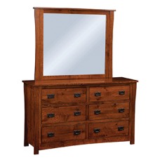 Montana Mission 6 Drawer Dresser