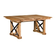 Industrial Trestle Dining Table