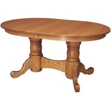 Double Pedestal Dining Table