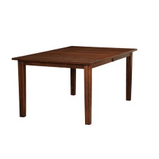 Shaker Mission with Straight Skirt Legged Dining Table