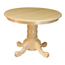 Single Pedestal 42" Round Top Dining Table