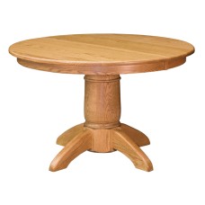 Tuscan Round Single Pedestal  Dining Table