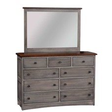 PA Mission 9 Drawer Dresser