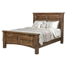 Rough Cut Maplewood 2-Panel Bed