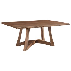 Tifton Live Edge Trestle Table - Quick Ship
