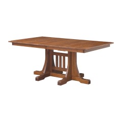 Ridgecrest Mission Tresle Leg Dining Table