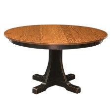 Ridgewood Mission Single Pedestal Dining Table