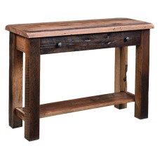 Reclaimed Post Mission Sofa Table