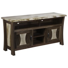Legacy TV Console with Live Edge