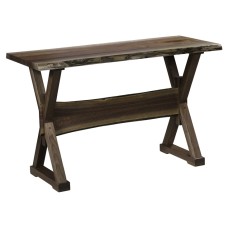 Remington Sofa Table with Live Edge